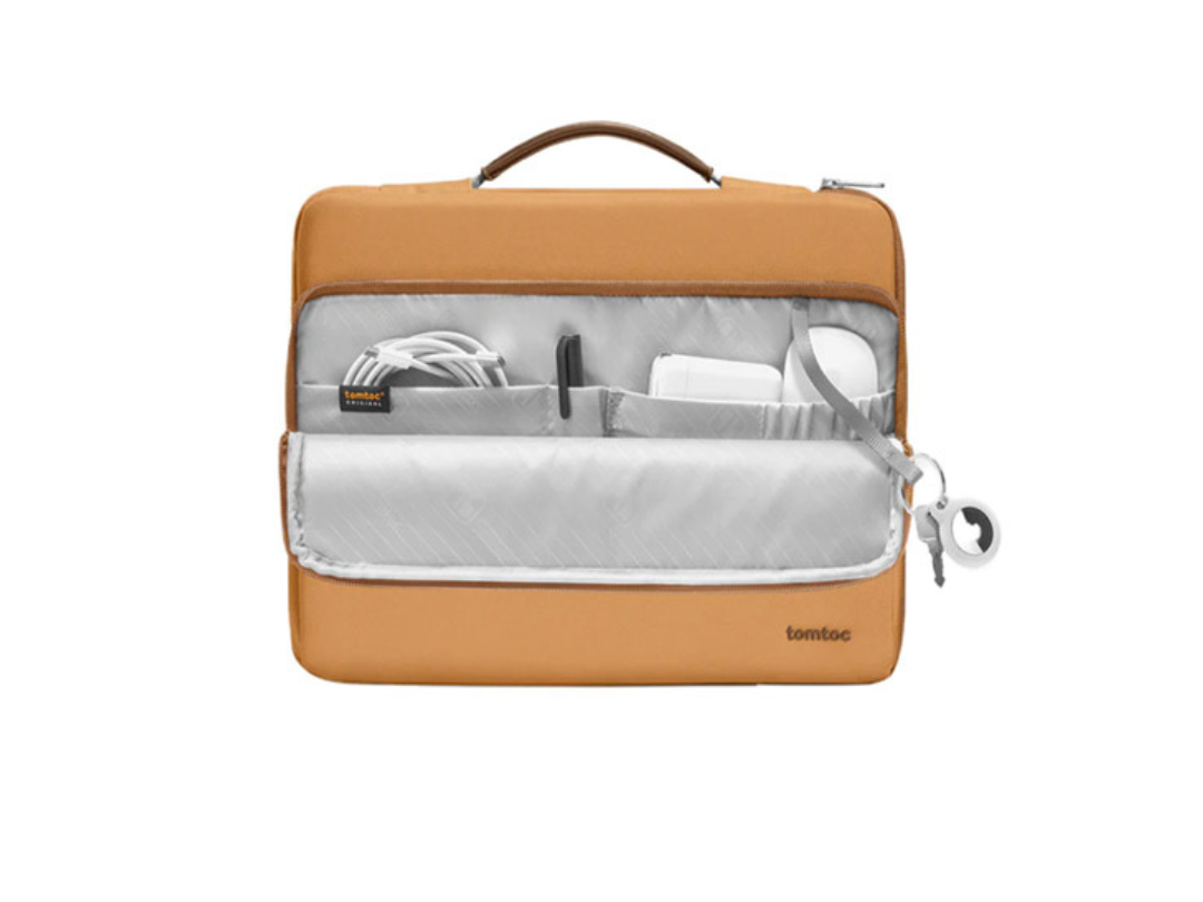 Buy Tomtoc Defender-A14 Laptop Handbag for 13-inch MacBook Air - Bronze in Qatar Buy Tomtoc Defender-A14 Laptop Handbag for 13-inch MacBook Air - Bronze in Qatar